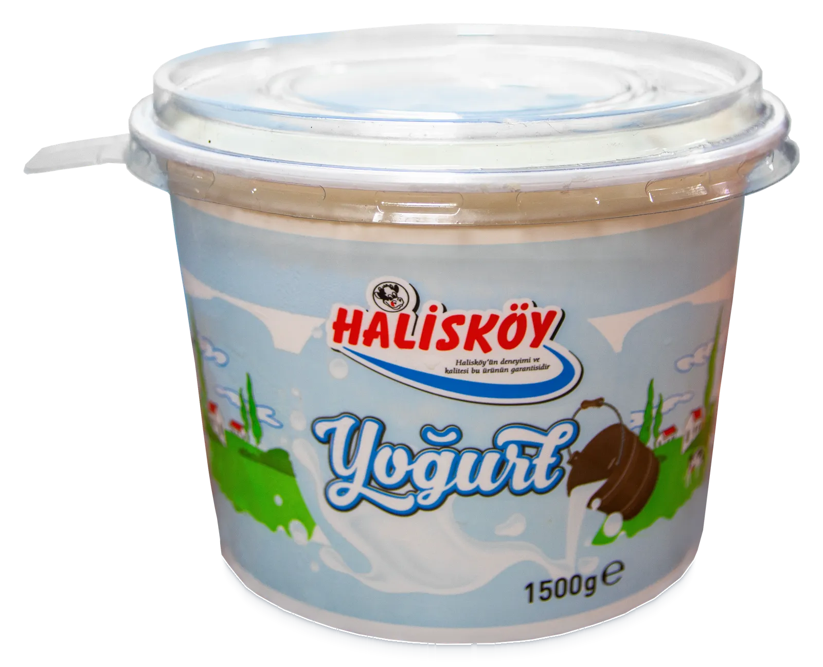 Halisköy yoğurt, 1500 g kova